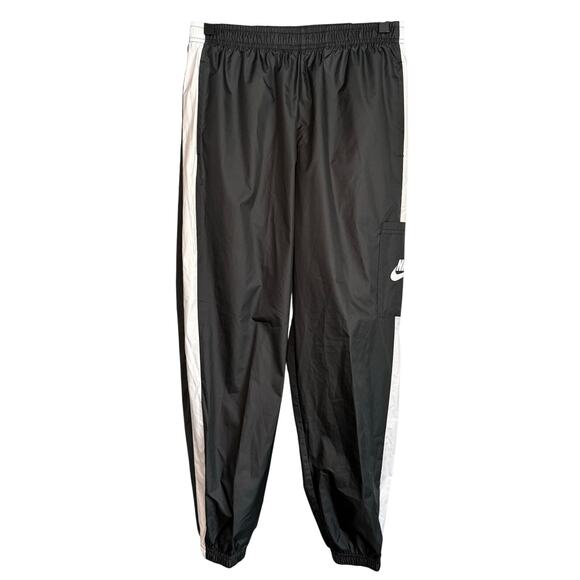 Nike Black Track Pants Women’s Small Standard Fit Mid Rise Joggers Athleisure - Picture 3 of 10